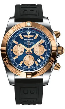 Breitling - Chronomat 44 Steel and Rose Gold Polished Bezel - Diver Pro III Strap