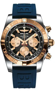 Breitling - Chronomat 44 Steel and Rose Gold Polished Bezel - Diver Pro III Strap