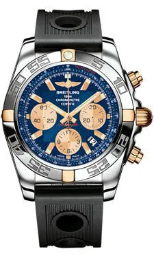 Breitling - Chronomat 44 Steel and Rose Gold Polished Bezel - Ocean Racer Strap