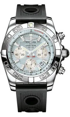 Breitling - Chronomat 44 Steel Polished Bezel - Ocean Racer Strap