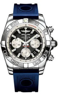 Breitling - Chronomat 44 Steel Polished Bezel - Ocean Racer Strap