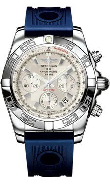 Breitling - Chronomat 44 Steel Polished Bezel - Ocean Racer Strap