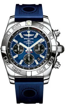 Breitling - Chronomat 44 Steel Polished Bezel - Ocean Racer Strap