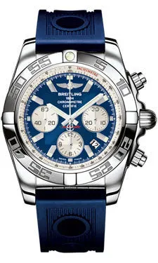 Breitling - Chronomat 44 Steel Polished Bezel - Ocean Racer Strap