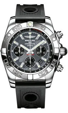 Breitling - Chronomat 44 Steel Polished Bezel - Ocean Racer Strap