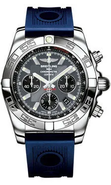 Breitling - Chronomat 44 Steel Polished Bezel - Ocean Racer Strap