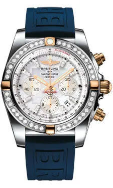 Breitling - Chronomat 44 Two-Tone 40 Diamond Bezel - Diver Pro III Strap