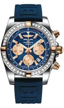 Breitling - Chronomat 44 Two-Tone 40 Diamond Bezel - Diver Pro III Strap