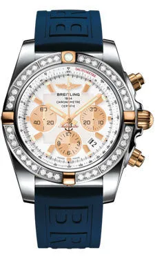 Breitling - Chronomat 44 Two-Tone 40 Diamond Bezel - Diver Pro III Strap