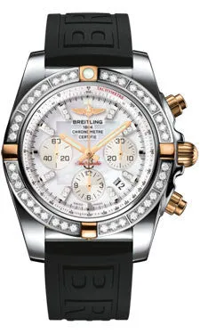Breitling - Chronomat 44 Two-Tone 40 Diamond Bezel - Diver Pro III Strap