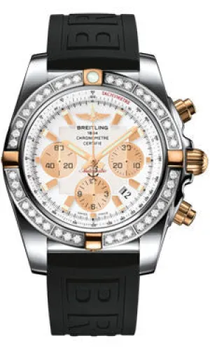 Breitling - Chronomat 44 Two-Tone 40 Diamond Bezel - Diver Pro III Strap