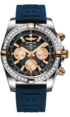 Breitling - Chronomat 44 Two-Tone 40 Diamond Bezel - Diver Pro III Strap