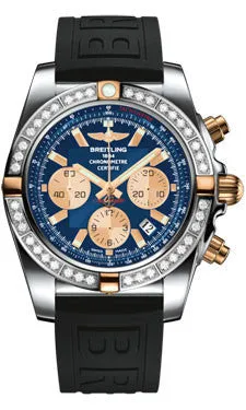 Breitling - Chronomat 44 Two-Tone 40 Diamond Bezel - Diver Pro III Strap