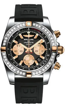 Breitling - Chronomat 44 Two-Tone 40 Diamond Bezel - Diver Pro III Strap