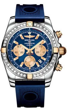 Breitling - Chronomat 44 Two-Tone 40 Diamond Bezel - Ocean Racer Strap