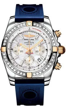 Breitling - Chronomat 44 Two-Tone 40 Diamond Bezel - Ocean Racer Strap