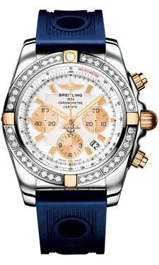 Breitling - Chronomat 44 Two-Tone 40 Diamond Bezel - Ocean Racer Strap