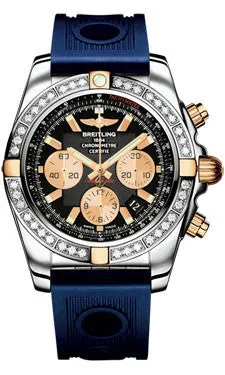 Breitling - Chronomat 44 Two-Tone 40 Diamond Bezel - Ocean Racer Strap