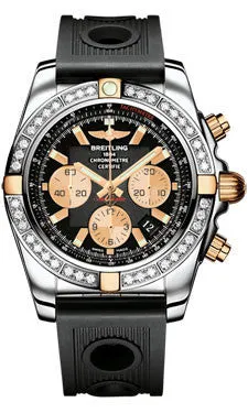 Breitling - Chronomat 44 Two-Tone 40 Diamond Bezel - Ocean Racer Strap