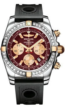 Breitling - Chronomat 44 Two-Tone 40 Diamond Bezel - Ocean Racer Strap