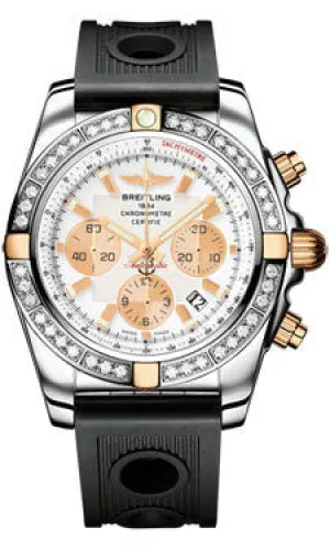 Breitling - Chronomat 44 Two-Tone 40 Diamond Bezel - Ocean Racer Strap