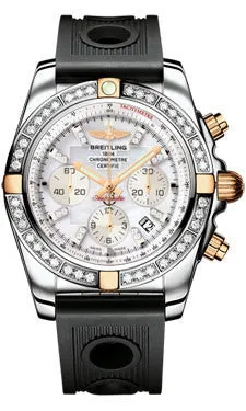 Breitling - Chronomat 44 Two-Tone 40 Diamond Bezel - Ocean Racer Strap