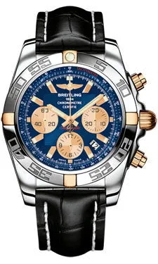 Breitling - Chronomat 44 Two-Tone Polished Bezel - Croco Strap