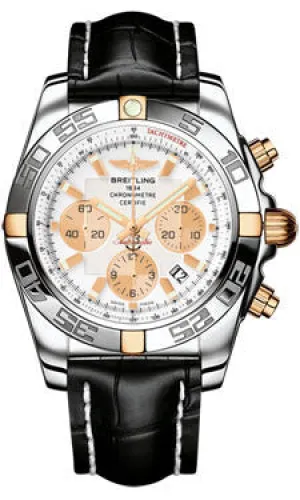 Breitling - Chronomat 44 Two-Tone Polished Bezel - Croco Strap