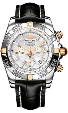 Breitling - Chronomat 44 Two-Tone Polished Bezel - Croco Strap