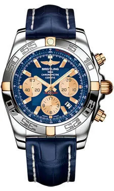 Breitling - Chronomat 44 Two-Tone Polished Bezel - Croco Strap