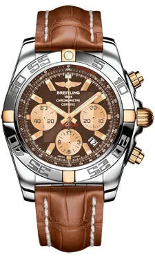 Breitling - Chronomat 44 Two-Tone Polished Bezel - Croco Strap