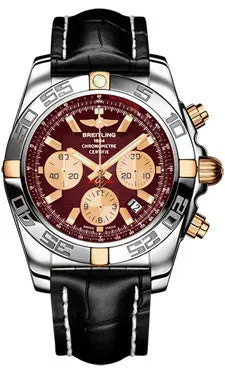 Breitling - Chronomat 44 Two-Tone Polished Bezel - Croco Strap
