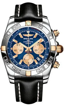 Breitling - Chronomat 44 Two-Tone Polished Bezel - Leather Strap