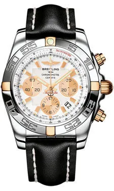 Breitling - Chronomat 44 Two-Tone Polished Bezel - Leather Strap