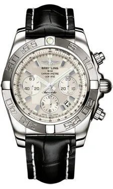 Breitling - Chronomat 44 White Gold Polishted Bezel - Croco Strap