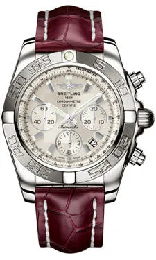 Breitling - Chronomat 44 White Gold Polishted Bezel - Croco Strap