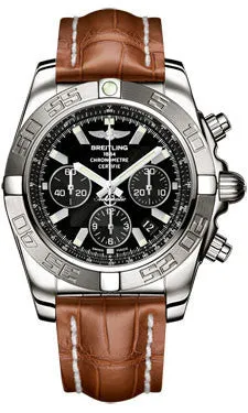 Breitling - Chronomat 44 White Gold Polishted Bezel - Croco Strap