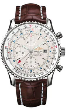 Breitling - Navitimer World Stainless Steel - Croco Strap
