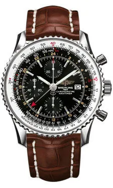 Breitling - Navitimer World Stainless Steel - Croco Strap