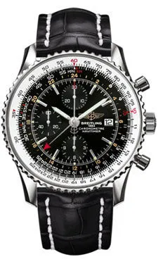 Breitling - Navitimer World Stainless Steel - Croco Strap