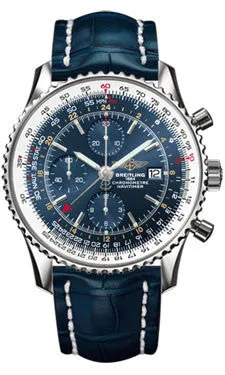 Breitling - Navitimer World Stainless Steel - Croco Strap