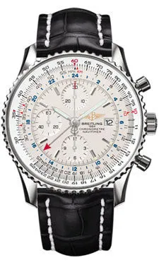 Breitling - Navitimer World Stainless Steel - Croco Strap