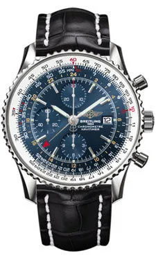 Breitling - Navitimer World Stainless Steel - Croco Strap
