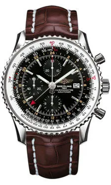 Breitling - Navitimer World Stainless Steel - Croco Strap