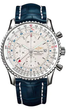 Breitling - Navitimer World Stainless Steel - Croco Strap