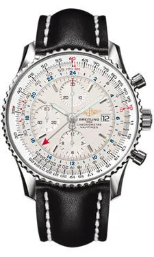Breitling - Navitimer World Stainless Steel - Leather Strap
