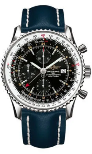 Breitling - Navitimer World Stainless Steel - Leather Strap