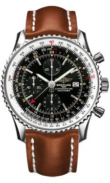Breitling - Navitimer World Stainless Steel - Leather Strap