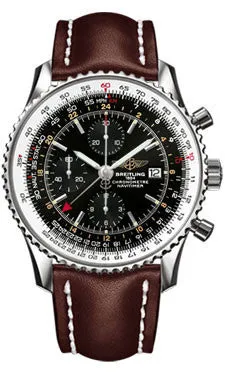 Breitling - Navitimer World Stainless Steel - Leather Strap