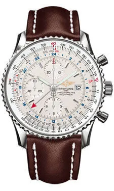 Breitling - Navitimer World Stainless Steel - Leather Strap